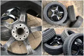 Velg Mobil Ring 18 + Ban GT Radial Champiro HPY – PCD 5x114.3