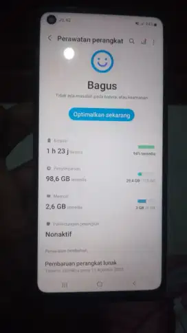 Samsung a21s ram 6+6/128