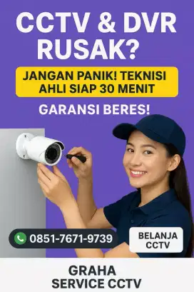 CCTV Mati Total? Parabola Error? WA Sekarang, Beres Hari Ini!