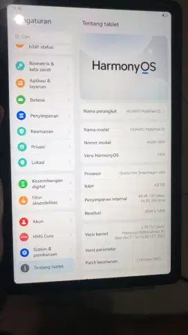 Huawei matped se 4/64gb wifi only