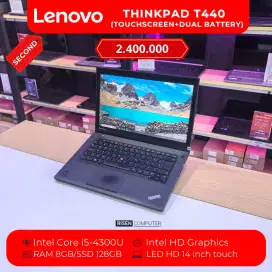 LENOVO THINKPAD T440 Touchscreen Intel Core i5-4300U HD 14 RAM 8GB