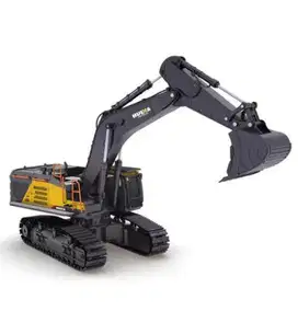 Huina 1592 Mobil Alat Berat RC Excavator Mainan Excavator Mainan Remot