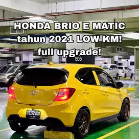 Honda Brio E matic tahun 2021 full ugrade