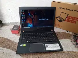 Di Jual Cepat Laptop Acer gaming, i5 gen 7, ram 8, SSD, normal