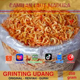 Grinting Udang Renyah Gurih Manis Camilan Laut Madura Oleh-oleh Khas