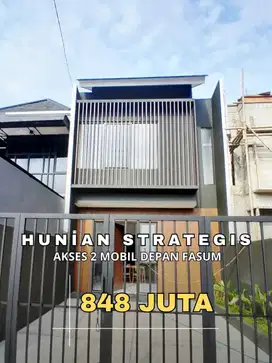 RUMAH KAVLING 2 LANTAI HANYA 800 JUTAAN DI JATILUHUR JATIASIH