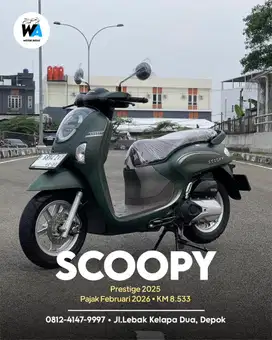 Kredit/Cash Honda New Scoopy Prestige 2025