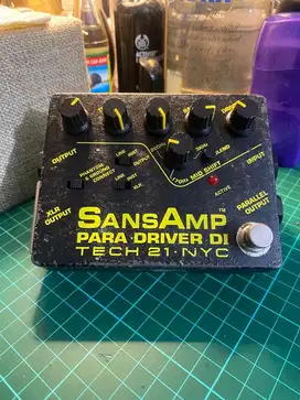 Bass Preamp Sans Amp Para Driver DI Tech 21 V1