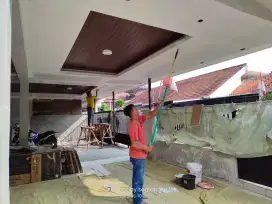 Dekor Plafon gypsum kantor daan penyekat ruangan