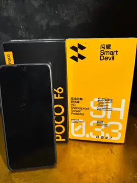 POCO F6 Black 12/512GB Mulus Fullset Bonus TG – Garansi Panjang