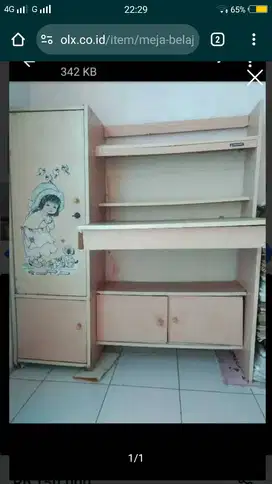 meja belajar anak