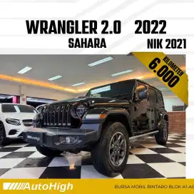 DP10% [Km6.000] Jeep Wrangler JL Sahara 2021 Black Reg 2022 #AUTOHIGH