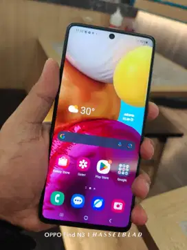 SAMSUNG A71 MULUS BIRU NFC AMAN NO KENDALA YAAA