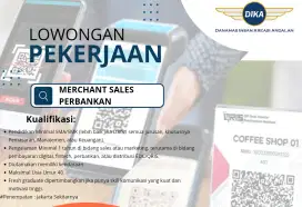 Sales Merchant Perbankan ternama asia