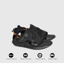 Sepatu Capilari Full Black Murah