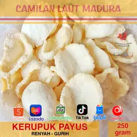 Kerupuk Payus Goreng Camilan Laut Madura Renyah Gurih Khas Asli Alami