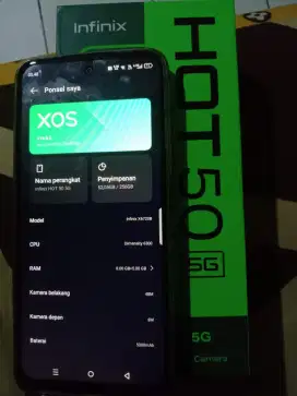 Infinix hot 50 5g ram 16/256