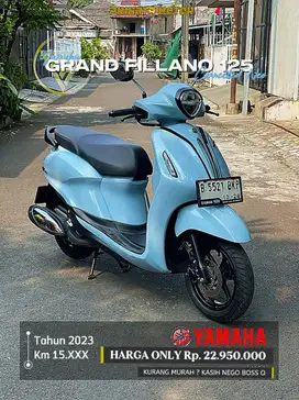 DP 3,1 Jutaan Yamaha Grand Fillano 125 Hybrid Neo 2023