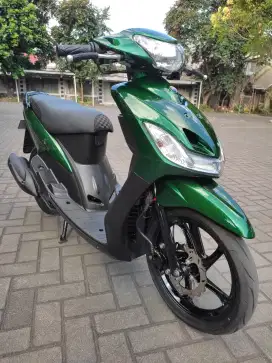 Yamaha Mio Smile Karbu Warna Hijau Restomod