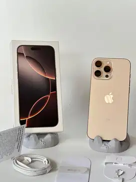 Jual / TT iPhone 16 Pro Max 256Gb Dessert Titanium