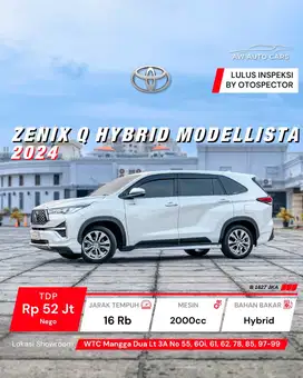[KM 16RB] Zenix Q Hybrid NIK 2024 very low km Toyota Kijang Innova