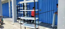 Rak besi siku ful besi serbaguna