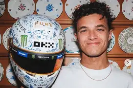 Lando norris master piece helm Bell rs7k