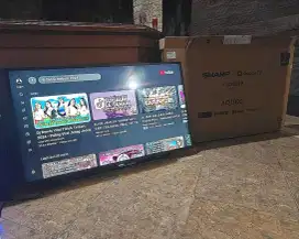 TV Sharp Aquos Android Google TV LED