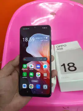 Oppo a18 ram 4/128gb fullset