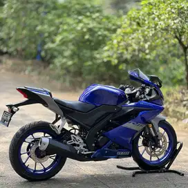 KM LOW! YAMAHA YZF R15 V3 BIRU 2021 PAJAK PANJANG SUPER MULUS