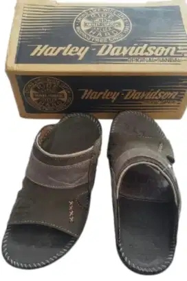 Sandal kulit motif harley davidson keren keren