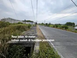 Lahan plot gudang dan perumahan benjeng gresik