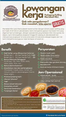 Jualan martabak manis keliling