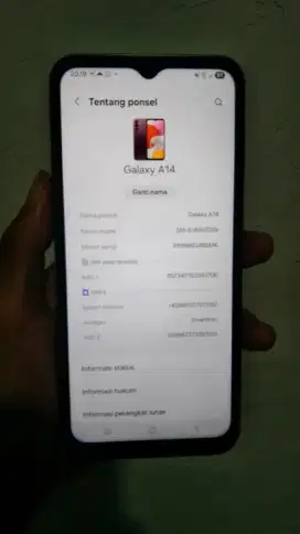 Samsung Galaxy A14 RAM 6/128 NFC full ori batangan