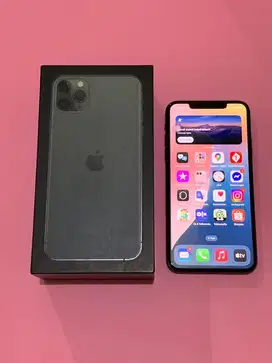 iPhone 11 Pro Max 64gb Midnight Green Fullset