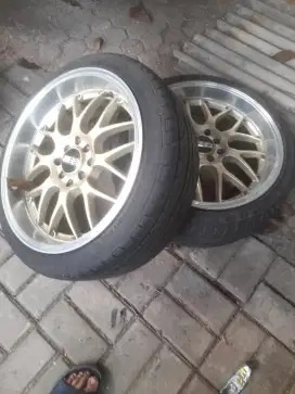 Velg BBS R17 Double PCD warna gold