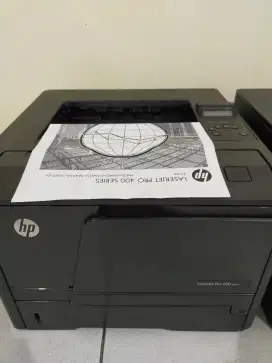 Printer LaserJet hp pro m401d normal siap pakai