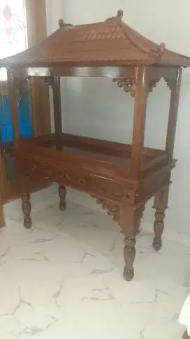 Aquarium jati ukir asli jepara