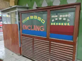 Gerobak Talase Aluminium dan Gerobak Baso Bonus Kompor