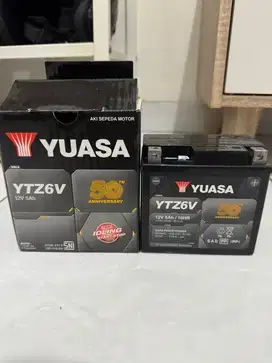 Dijual Aki YUASA YTZ6V (salah beli)