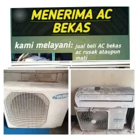 Terima ac bekas rusak