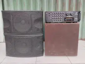 Paket karaoke & sub aktif 12 inch