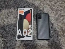 Samsung A02s 4/64GB Black, Resmi Sein, Mulus, Fullset Lengkap, Bonus