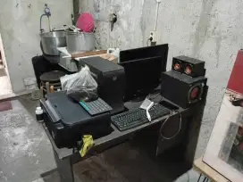 Pc kantor bekas sama printer bekas