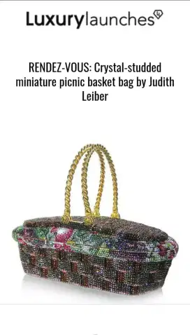 Tas Mini RENDEZ-VOUS • RENEZ-VOUS PICNIC CRYSTAL (EXCLUSIVE ORIGINAL)