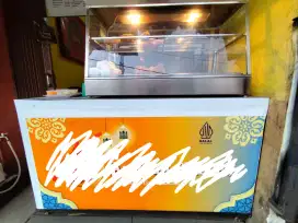 Booth + Etalase fried chicken Mulus