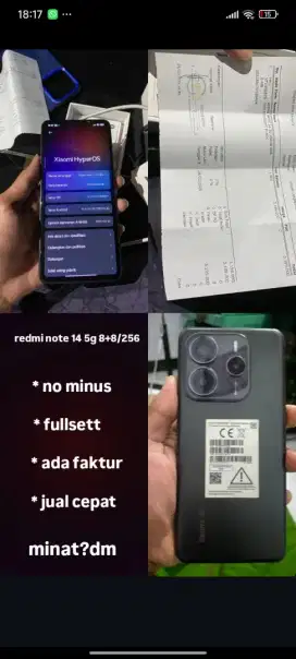 REDMI NOTE 14G5 8+8/256