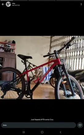 JUAL SEPEDA SANTA CRUZ NEGO.