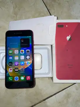 Iphone 8+ 64gb lengkap