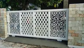 harga pagar laser cutting minimalis